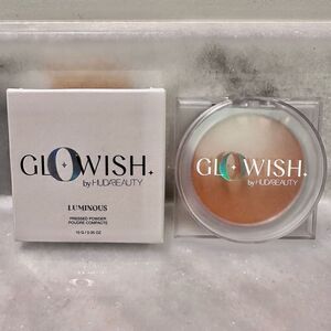 NWT GloWish By Huda Beauty 06 Medium Tan Luminous Pressed Powder 0.35oz